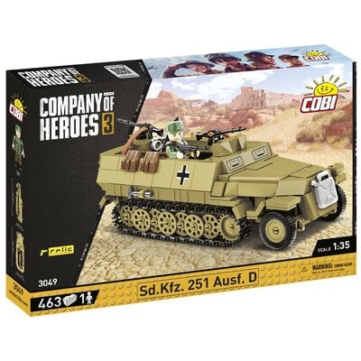 Klocki plastikowe COBI Company of Heroes 3 Sd.Kfz. 251 Ausf.D COBI-3049