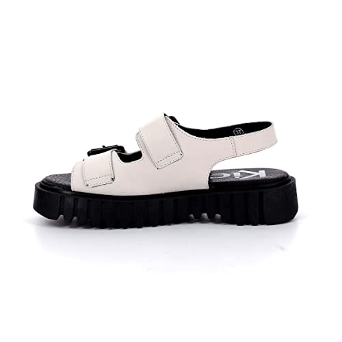 KICKERS Falk, Sandały damskie, Białe, 39 EU, biały, 39 EU