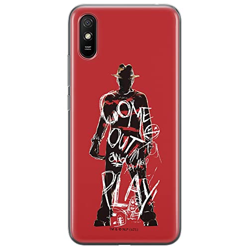 ERT GROUP etui na telefon Xiaomi REDMI 9A, case oryginalny i oficjalnie licencjonowany przez Horror, wzór Nightmare of Elm Street 006, optymalnie dopasowane, plecki z TPU