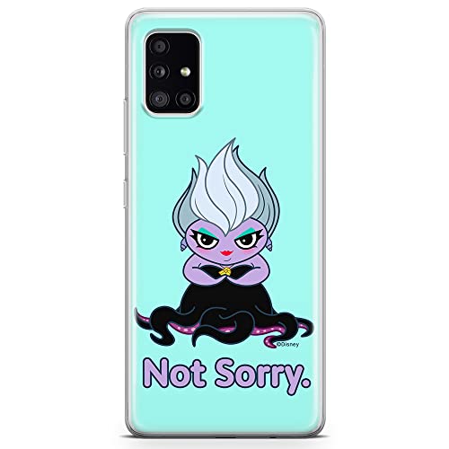 ERT GROUP etui na telefon Samsung A51, case oryginalny i oficjalnie licencjonowany przez Disney, wzór Ursula 004, optymalnie dopasowane, plecki z TPU