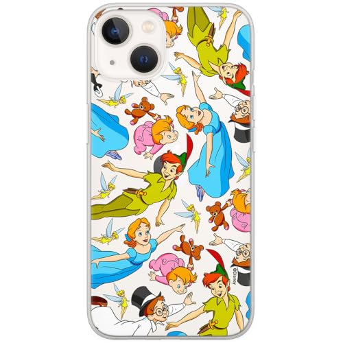 ERT GROUP etui na telefon Apple Iphone 13 MINI, case oryginalny i oficjalnie licencjonowany przez Disney, wzór Peter Pan 002, optymalnie dopasowane, plecki z TPU częściowo przeźroczyste