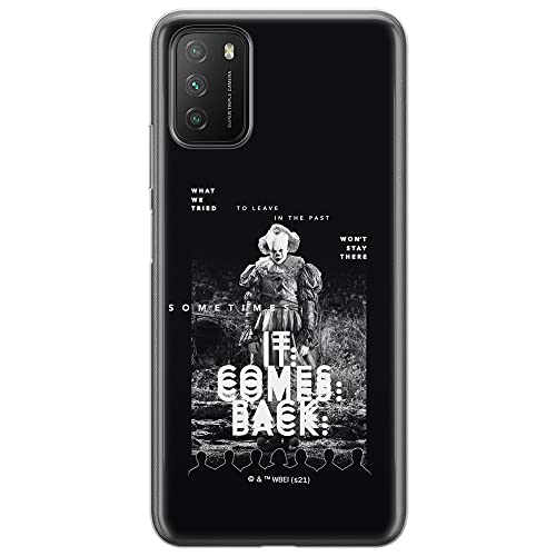 ERT GROUP etui na telefon Xiaomi REDMI 9T/ POCO M3, case oryginalny i oficjalnie licencjonowany przez Horror, wzór It 017, optymalnie dopasowane, plecki z TPU