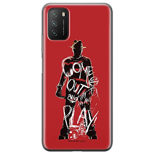 ERT GROUP etui na telefon Xiaomi REDMI 9T/ POCO M3, case oryginalny i oficjalnie licencjonowany przez Horror, wzór Nightmare of Elm Street 006, plecki z TPU