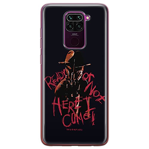 ERT GROUP etui na telefon Xiaomi REDMI NOTE 9, case oryginalny i oficjalnie licencjonowany przez Horror, wzór Nightmare of Elm Street 007, optymalnie dopasowane, plecki z TPU