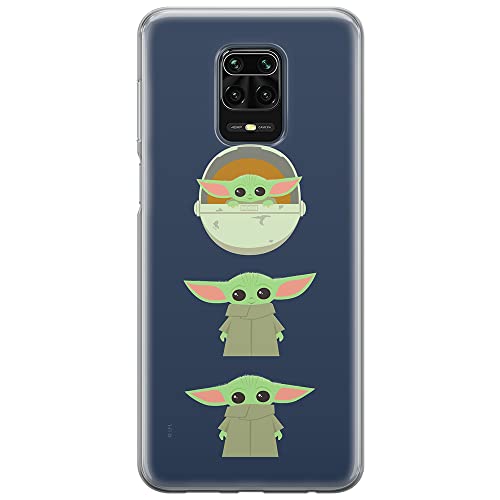 ERT GROUP etui na telefon Xiaomi REDMI NOTE 9 PRO/ 9S, case oryginalny i oficjalnie licencjonowany przez Star Wars, wzór Baby Yoda 007, optymalnie dopasowane, plecki z TPU