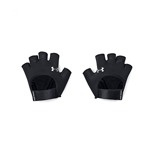 Under Armour Damskie rękawiczki do treningu połowy palców Ua Women's Training Glove, czarne, 1377798-001, SM
