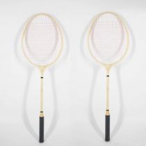 Badminton Drewniany 65 Cm. W Siatce