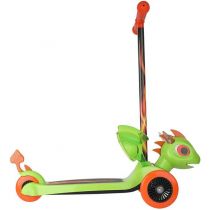 PROMO Hulajnoga trójkołowa balansowa 3D Smok / Dragon Scooter Globix