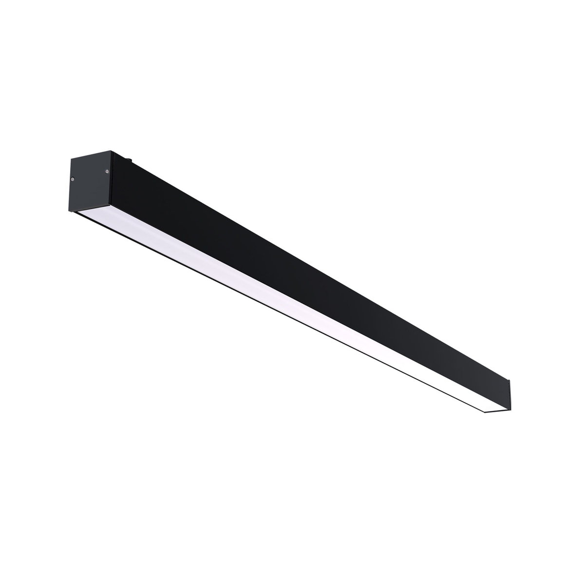 Nowodvorski Liniowa lampa sufitowa do korytarza OFFICE PRO LED 150cm 3000K czarny 10213