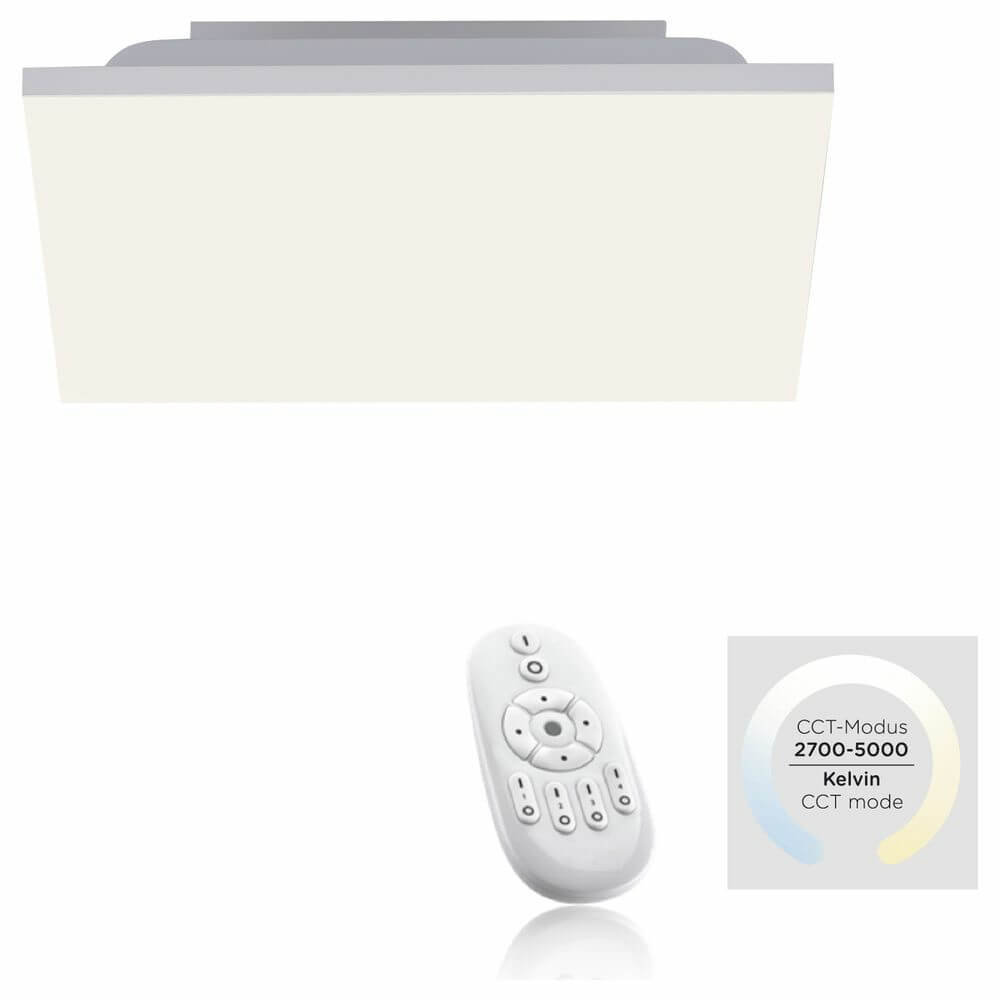 Leuchten Direkt 15550-16 - LED Plafon ściemnialny CANVAS LED/17W/230V + Pilot