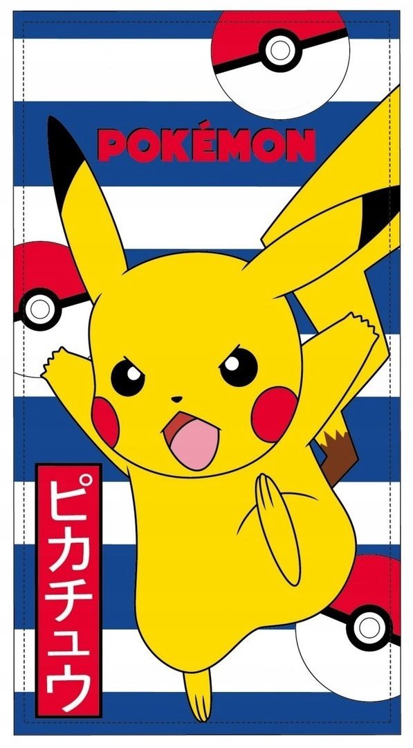 Ręcznik kąpielowy plażowy szybkoschnący POKEMON 70X140