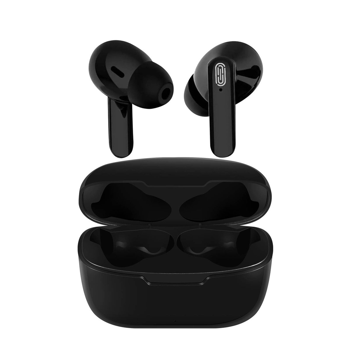 Słuchawki Bluetooth Klasyczne Wskazówki 3H Żywotność Baterii Etui Ładujące - Akashi, Czarne