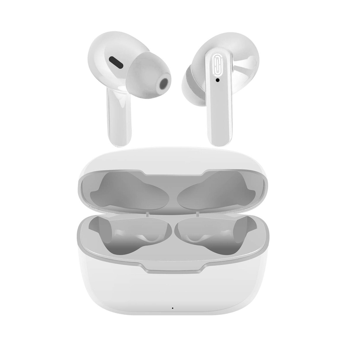 Słuchawki Bluetooth Z Etui Ładującym 3 Godziny Pracy Na Baterii - Akashi, Białe