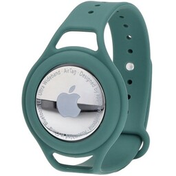 Bizon Etui Case Locator Child do Apple AirTag, zielone