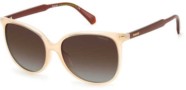 Polaroid PLD 4125/G/S White/Brown Shaded Polarized