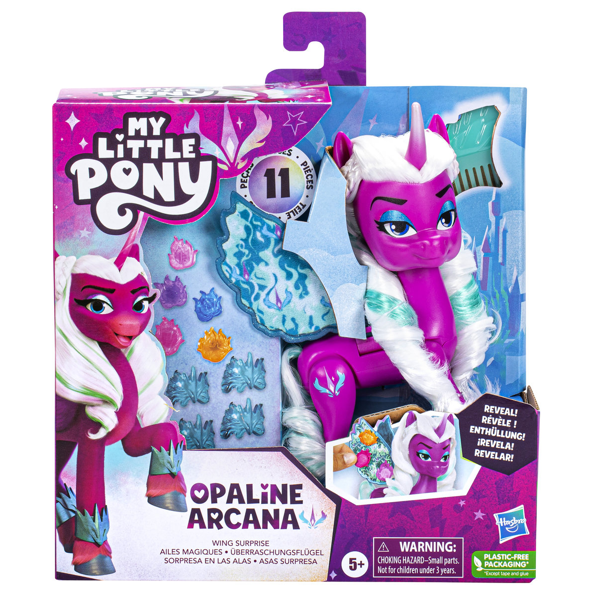 Hasbro, figurka My Little Pony, Kucyk z magicznymi skrzydłamiI - Opaline, F64475L0