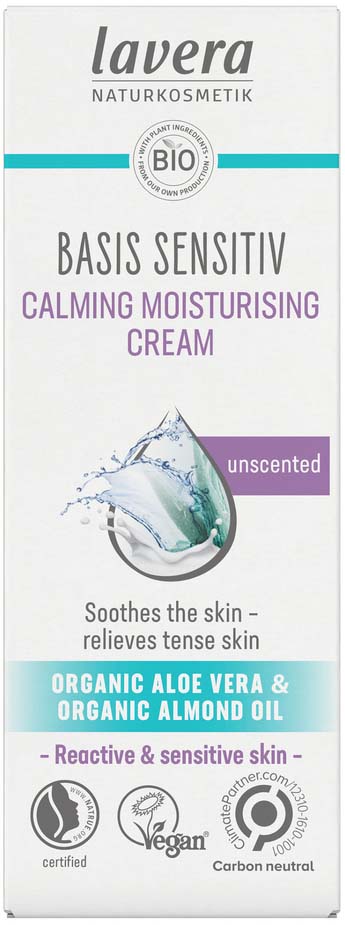 Lavera Basis Sensitiv  Calming Moisturising Cream 50 ml - krem do twarzy 50 ml