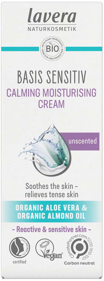 Lavera Basis Sensitiv Calming Moisturising Cream 50 ml - krem do twarzy 50 ml