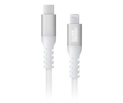 Фото - Кабель Silver Monkey Kabel USB-C - Lightning 3m  - darmowy odbiór w 22 miast (30W)