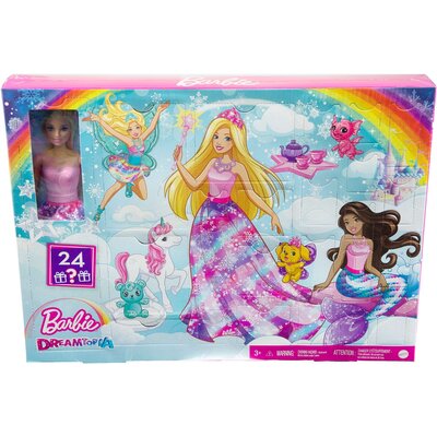 Mattel Kalendarz adwentowy Barbie Kraina fantazji