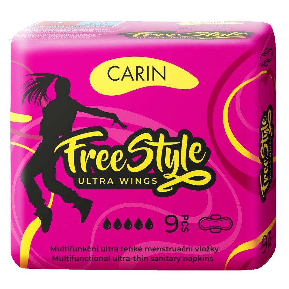 CARIN Freestyle Ultra Wings podpaski higieniczne 9szt
