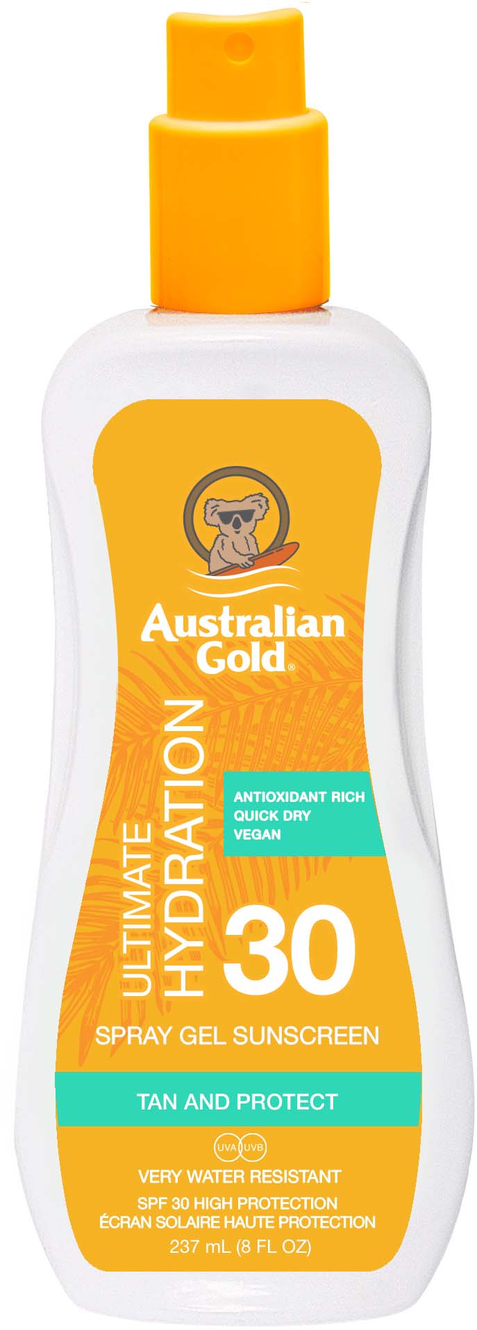 Australian Gold  SPF 30 Spray Gel  237 ml - Spray SPF 30  237 ml
