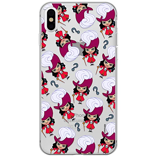 ERT GROUP etui na telefon Apple Iphone X/XS, case oryginalny i oficjalnie licencjonowany przez Disney, wzór James Hook 002, optymalnie dopasowane, plecki z TPU częściowo przeźroczyste