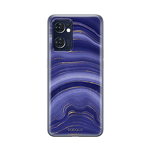 ERT GROUP etui na telefon Oppo RENO 7 5G, case oryginalny i oficjalnie licencjonowany przez Babaco, wzór Marble 005, optymalnie dopasowane, plecki z TPU