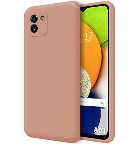Etui na telefon Samsung Galaxy A03 Ultra Soft Płynny Silikon Różowy