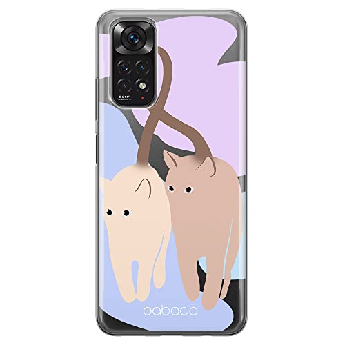 ERT GROUP etui na telefon Xiaomi REDMI 10, case oryginalny i oficjalnie licencjonowany przez Babaco, wzór Cats 013, optymalnie dopasowane, plecki z TPU częściowo przeźroczyste