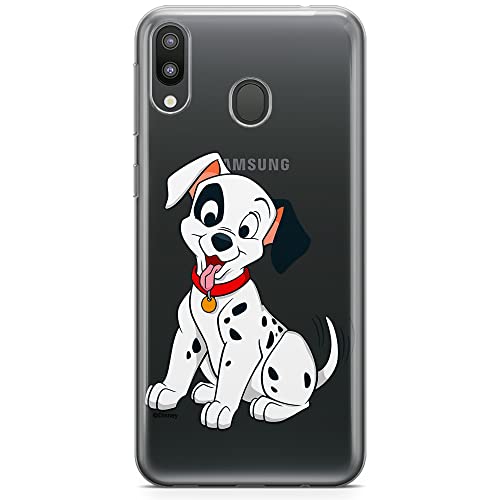 ERT GROUP etui na telefon Samsung M20, case oryginalny i oficjalnie licencjonowany przez Disney, wzór Dalmatian 006, optymalnie dopasowane, plecki z TPU częściowo przeźroczyste