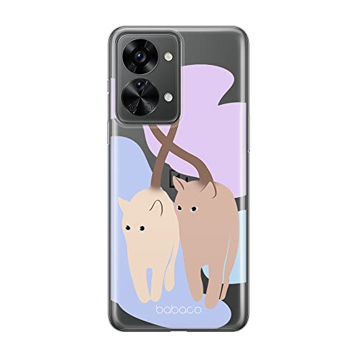 ERT GROUP etui na telefon Oneplus NORD 2T 5G, case oryginalny i oficjalnie licencjonowany przez Babaco, wzór Cats 013, optymalnie dopasowane, plecki z TPU częściowo przeźroczyste