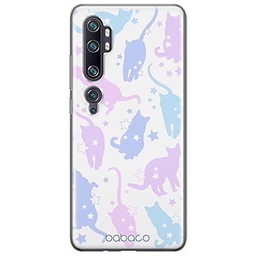 ERT GROUP etui na telefon Xiaomi MI NOTE 10 / MI NOTE 10 PRO, case oryginalny i oficjalnie licencjonowany przez Babaco, wzór Cats 016, optymalnie dopasowane, plecki z TPU