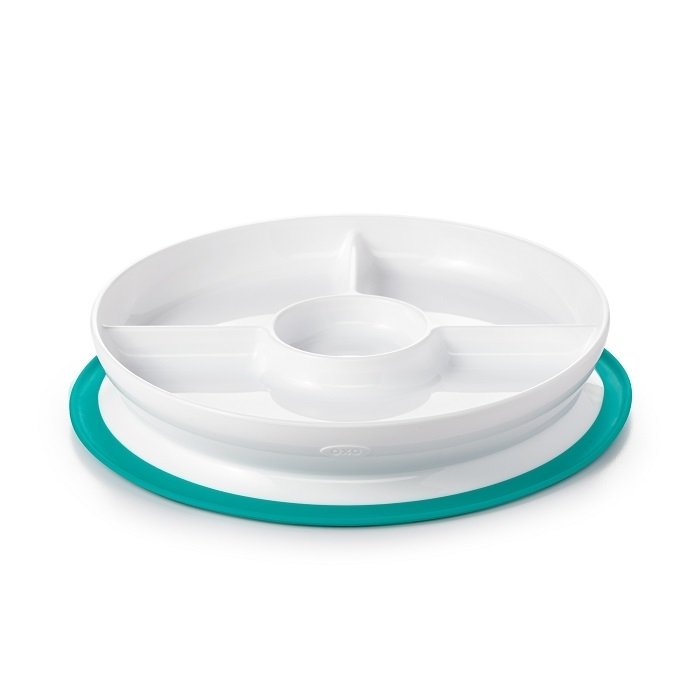 OXO TOT Talerzyk z silikonową przyssawką, Teal