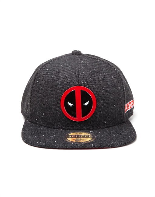 Czapka Snapback Metalowe Logo Deadpool - Marvel