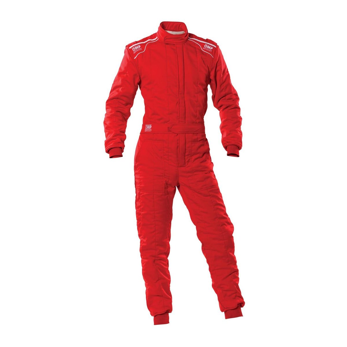 Kombinezon rajdowy OMP SPORT MY20 czerwony (homologacja FIA) - XL