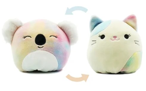 Squishmallows, pluszak, kotek-koala, dwustronny, 13cm