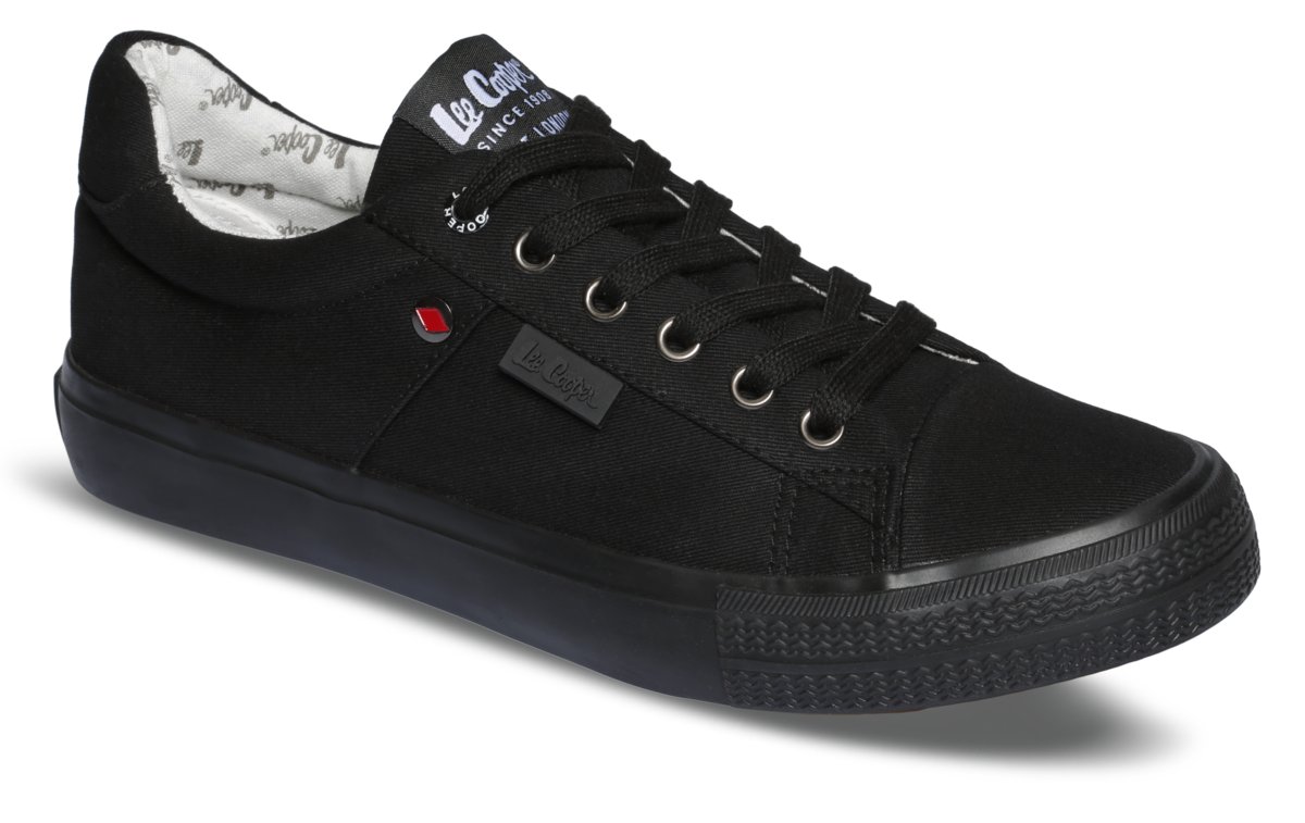 Lee Cooper, Trampki męskie, LCW-22-31-0897M, Czarne, Rozmiar 42