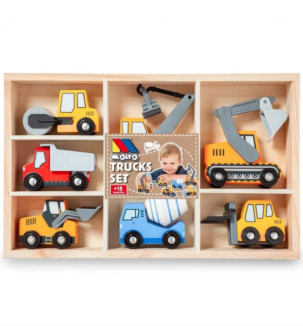 Molto Pojazdy Budowlane 7 Sztuk