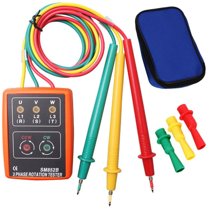 Miernik Kolejności Faz Rotacji Fazomierz