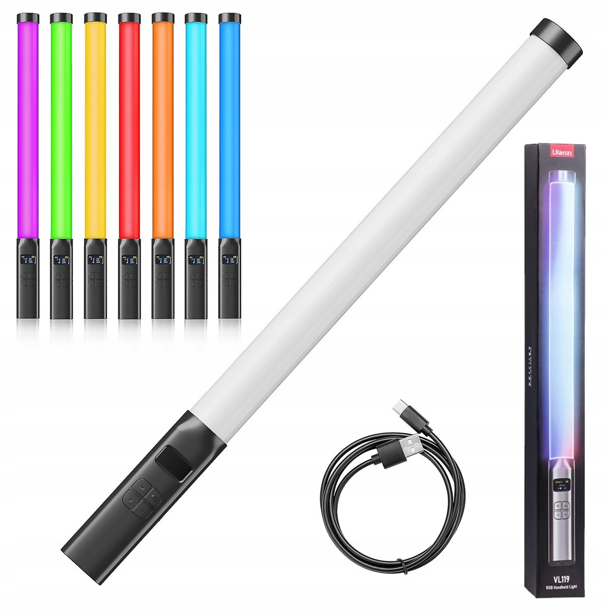 Miecz Świetlny Rgb Lampa Led Ulanzi Vl119 Duża Moc