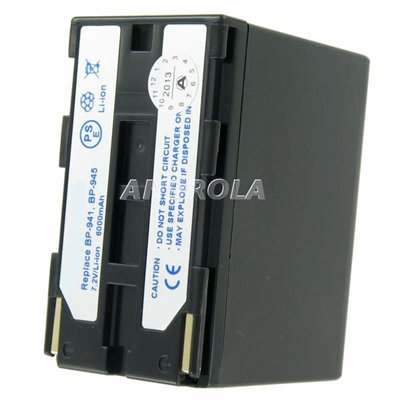 Bateria Canon BP-941 BP941 BP945 6000mAh