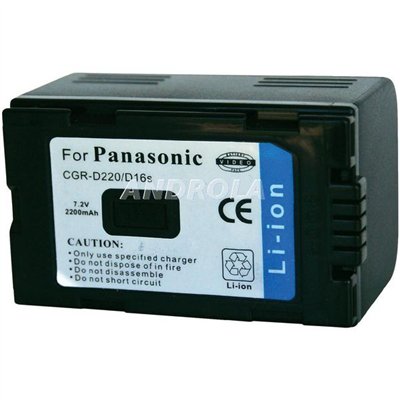 Bateria Panasonic CGR-D220 D16s NV-DS99 2200mAh