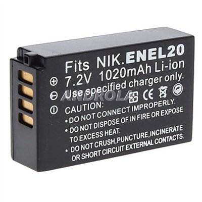 Bateria Nikon ENEL20 1 J1 1020mAh
