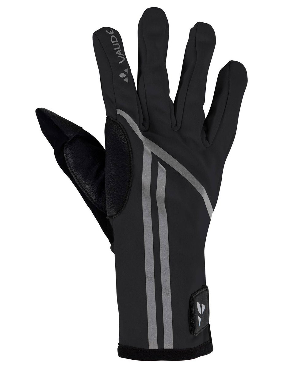 Rękawiczki rowerowe zimowe z palcami Vaude Posta - czarne-rozm. 9