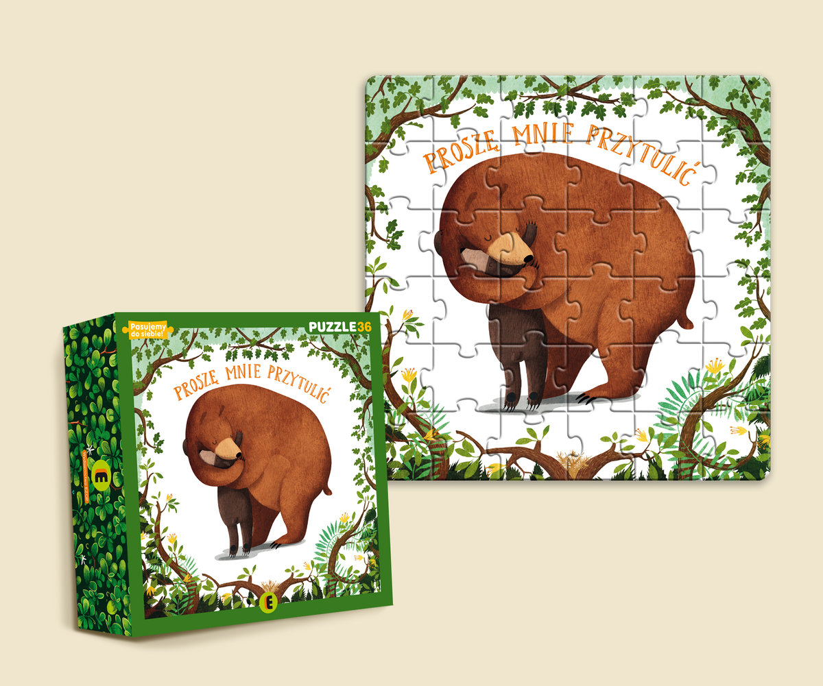 Puzzle 36 el. Proszę mnie przytulić Ezop