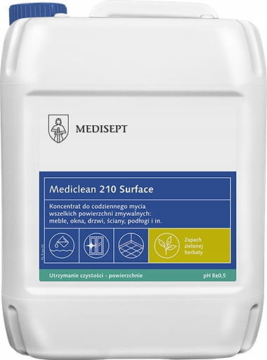 Mediclean Mediclean MC 210 Surf Clean preparat do mycia powierzchni zmywalnych zielona herbata 5L