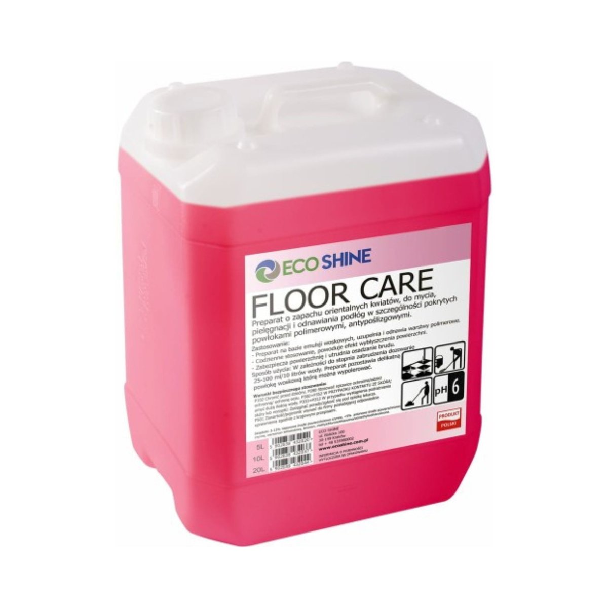 Eco Shine Floor Care, Do Pielęgnacji Podłóg! - 5l