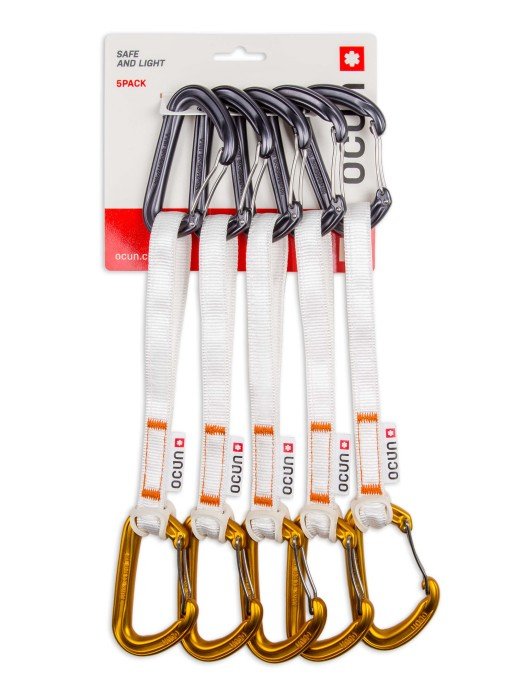 Zestaw ekspresów Ocun HAWK QD WIRE BIO-DYN 15 20 cm 5pk orng