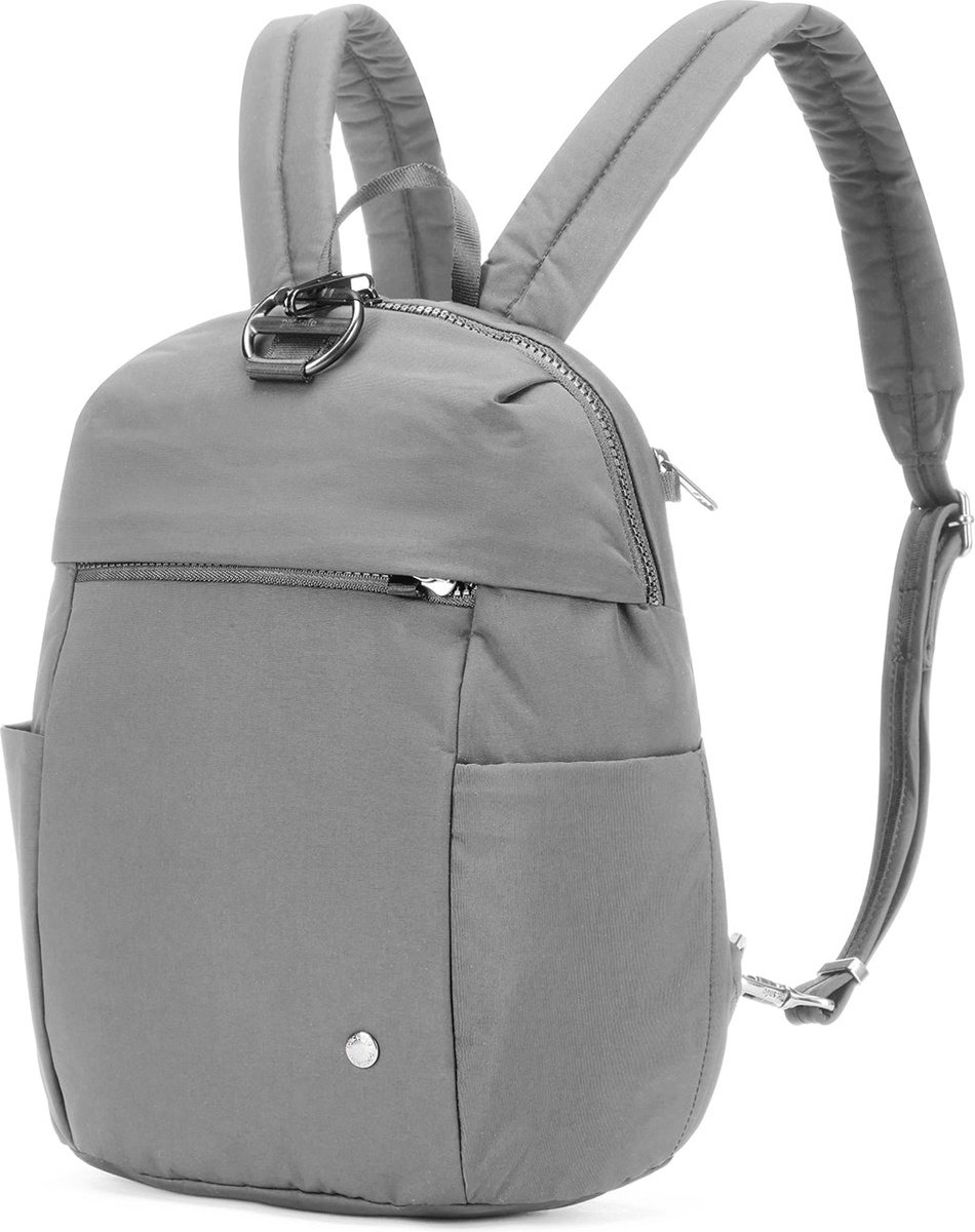 Plecak mini damski antykradzieżowy Pacsafe Citysafe CX Econyl Gravity Gray